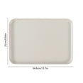 thumbnail image 3 of geerera Plastic Large Serving Tray 10"x14" Reusable Serving Platters for Cookie, Appetizer, Charcuterie, Snack, Dessert, Party Food Display - Stackable Kitchen CounterTop Tray, 3 of 6