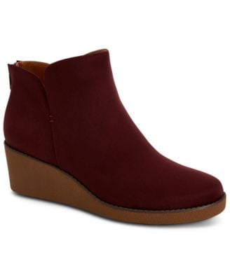Macys wedge booties deals