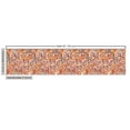 thumbnail image 3 of Ambesonne Spring Fabric by the Yard Upholstery, Bohemian Flower Blooming, 1 Yard, Burgundy Orange and White, 3 of 5