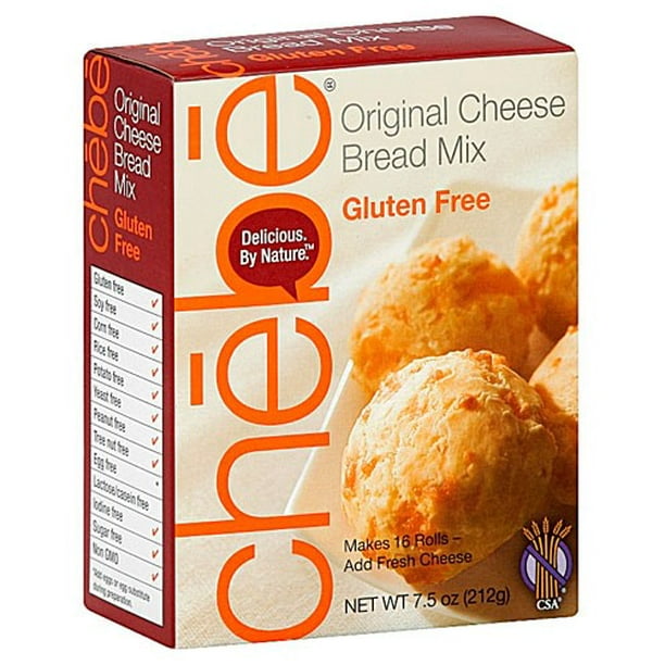Chebe Bread Original Cheese Bread Mix, Gluten Free, 7.5 Oz Bags