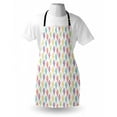 thumbnail image 4 of Ice Cream Apron, Colorful Sketchy Drawn Summer Dessert on Cone Delicious Vanilla Print, Unisex Kitchen Bib with Adjustable Neck for Cooking Gardening, Adult Size, Multicolor, by Ambesonne, 4 of 4