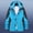 Sky Blue, variant on Waterproof Mens Casual Jacket Zip Up Hooded Black Rain Jacket Fall Winter Windbreaker Color Block Coats