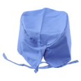 thumbnail image 3 of Cotton Operating Room Doctor Nurse Working Caps Dustproof Kitchen Caps (Blue), 3 of 3
