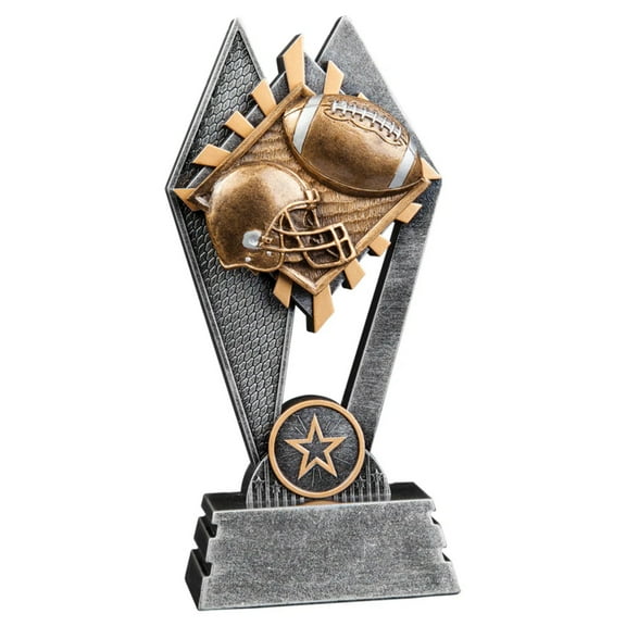 Sun Ray Football Resin Trophy