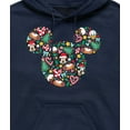 thumbnail image 2 of Disney - Mickey Mouse Silhouette Christmas -Men's Fleece Pullover Hoodie, 2 of 4