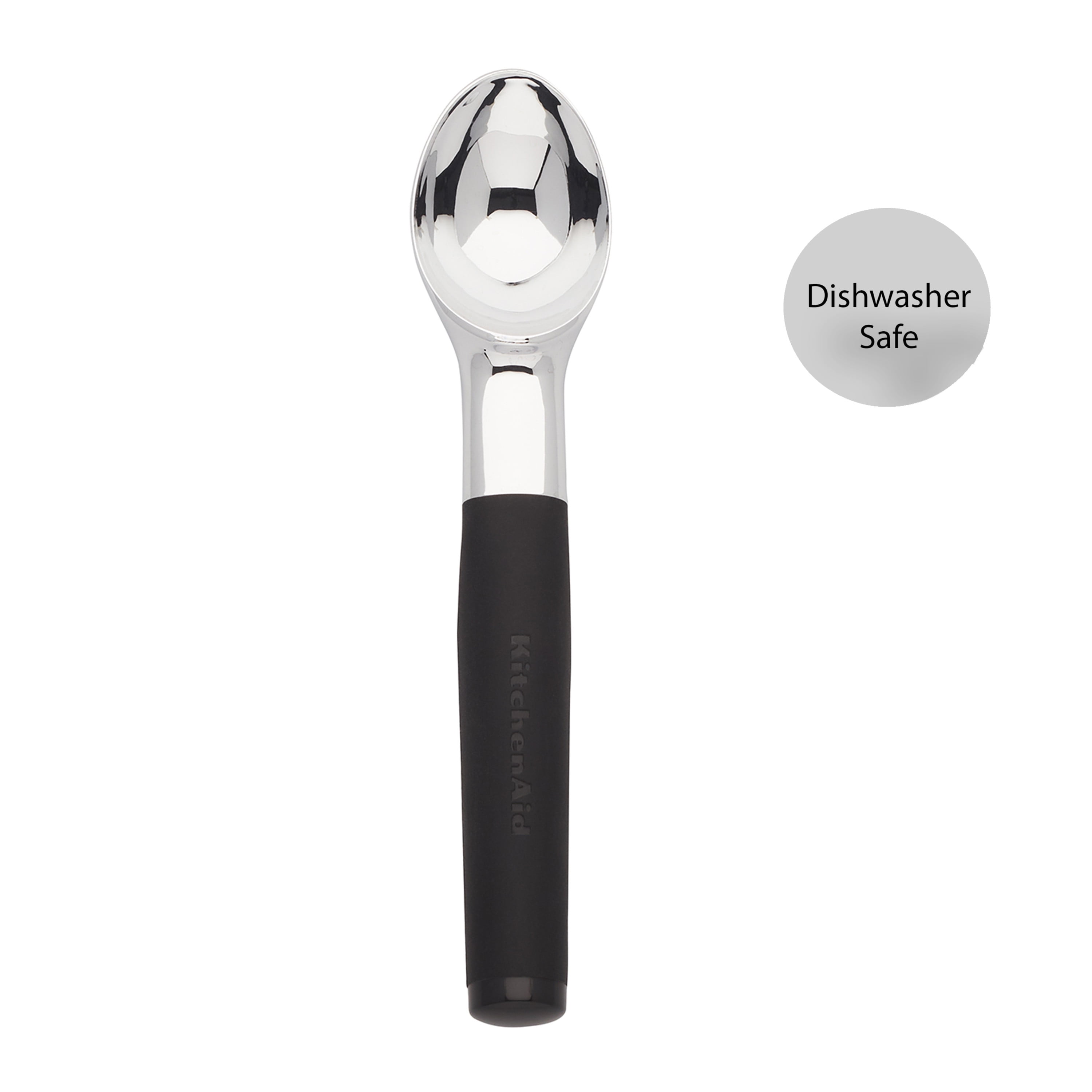 KitchenAid Gourmet Empire Red and Silver Ice Cream Scoop Heavy Utensil