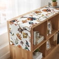 thumbnail image 6 of Table Runners 70 Inches Long Dress Scarves, Spring Floral Farmhouse Coffee/Dining/Kitchen Table Decor, Holiday Table Runner, Summer Botanical Flowers Vintage Birds 13x70 Inch, 6 of 9