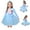 only dress, variant on 2-10T Girl Elsa Long Sleeve Princess Dress Costume for Birthday Party Halloween Cosplay Fancy Dress Up