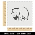 thumbnail image 2 of Round Standing Hippopatomus DIY Cookie Wall Craft Stencil - 7.0 Inch, 2 of 5