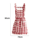 thumbnail image 2 of Delantal de cocina para mujer con bolsillos, delantal con pechera en capas para cocinar, hornear, hacer barbacoas y jardinería, 2 of 6