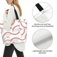 thumbnail image 3 of Cauagu Baseballs Print Women Large Capacity Tote Bag - Casual Shoulder Bag Fashion Handbag Shopping Bag Daily Bag Hobo Bags for Travel Work and Shopping, 3 of 8