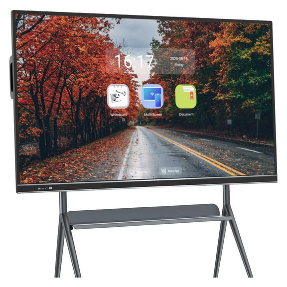 JYXOIHUB 86'' Digital Smart Whiteboard, Smart TVs, 4K UHD Interactive Whiteboard,  All in One Smartboard for Office Built in Dual System for Classroom