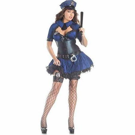 Sultry Officer Body Shaper Plus Size Adult Halloween Costume