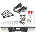 thumbnail image 5 of Labwork Rear Bumper Stainless Steel Chrome Rear Step Bumper GM1191124 GM1191125 GM1191126 Fit for Chevrolet Silverado GMC Sierra 1500 Pickup Trucks 2007-2013, 5 of 5