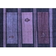 thumbnail image 1 of Ahgly Company Indoor Rectangle Abstract Blue Modern Area Rugs, 5' x 7', 1 of 4