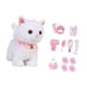 thumbnail image 2 of Juguete eléctrico para mascotas, juguete para caminar para cachorros, Robot de dibujos animados, novedad, animal de peluche, gato de juguete para gato blanco, 2 of 9