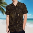 thumbnail image 5 of High Quality Hawaiian Shirts for Men Short Sleeve Aloha Beach Shirt Floral Summer Casual Button Down Shirts Blouses VT6CJU, 5 of 7