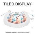 thumbnail image 5 of Alpaca Chic Chiffon Beach Dress for Women - Stylish and Breathable Beach Skirt with Polyester Straps, 5 of 6