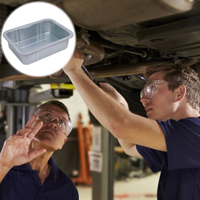 Auto Oil Drip Pan, Spacious Motorcycle Oil Drip Tray Abrasion Proof Easy To Pour 3L Enduring for Oil Change Task