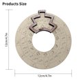 thumbnail image 2 of Wooden Melody Tool Music Instrument Wood Melody Maker Circle of Fifths Wheel, Circle Wooden Wheel and Musical Educational Tool Chord Wheel for Musicians Music Lovers, 2 of 7