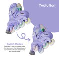 thumbnail image 5 of Yvolution Twista Kids Skates, Adjustable Modes, Kids Size 7J-11J, Purple, One Pair, Unisex, 5 of 10