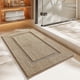 thumbnail image 1 of Alfombrilla de baño CHAO 40 x 60 cm absorbente antideslizante lavable microfibra suave beige, 1 of 3