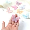 thumbnail image 4 of AQGT 10Pcs Butterfly Appliques Exquisite Handicraft Double Layers DIY Embroidery Butterfly Patches Craft Flower Accessories, 4 of 8