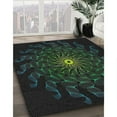 thumbnail image 2 of Ahgly Company Indoor Rectangle Patterned Black Novelty Area Rugs, 2' x 5', 2 of 6