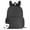 Black, variant on Bunny Ear Backpack with Cute Pendant for Students, Lightweight Daypack with Adorable Plush Bunny Ears, School Bag Book Bag Travel Backpack , Durable Casual Rucksack for Students