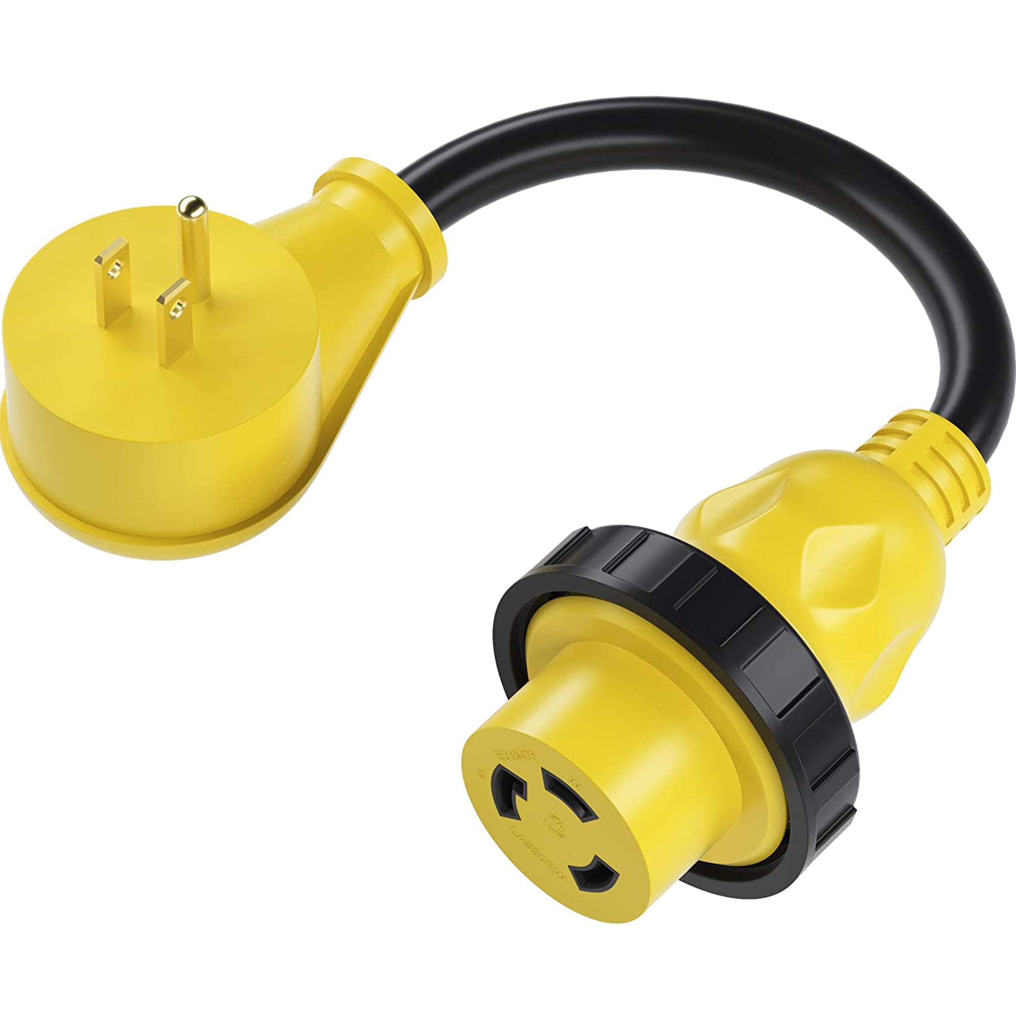 GearIT 30A Female to 15A Male RV Power Converter Adapter Cord with