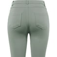 thumbnail image 5 of A2Y Women's Comfort Mordern Stretch Skinny Ponte Pants Light Grey S, 5 of 7