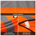 thumbnail image 2 of Chaleco de seguridad mountmarter, paquete de 10 unidades, color naranja reflectante, 2 of 7