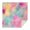 Colorful Floral Pattern, variant on Colorful Tie Dye Wave Pattern Square Tablecloth,Waterproof Square Table Cover,Wipeable Spillproof Washable Table Cover for Home Kitchen Party Decor 52"x52"(132x132cm)