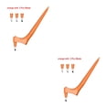 thumbnail image 2 of Toystoory Crafting Pen 360 ° Giratorio DIY Graver Utility Graver Utility Arte portátil Herramienta de grabado de arte portátil Naranja 2Conjunto, 2 of 6