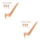 thumbnail image 1 of sweethay Pluma para manualidades, cortador de papel con hoja giratoria de 360 °, herramientas de corte para manualidades, herramienta de Naranja 2Conjunto, 1 of 6
