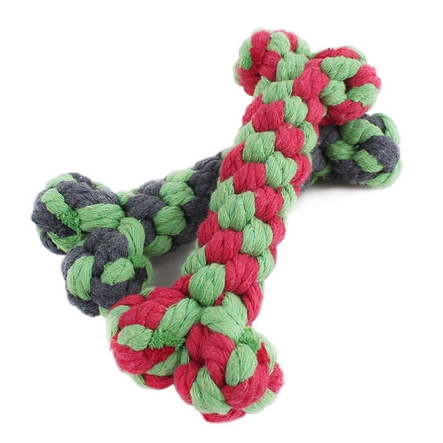 Qonioi 15cm Dog Rope Toy, Durable Chew Knot Rope for Dogs, Pet Toys Supplies Rope Chew Knot for Aggressive Chewers Puppy Teething