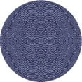 thumbnail image 1 of Ahgly Company Indoor Round Patterned Periwinkle Purple Area Rugs, 8' Round, 1 of 6