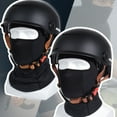 thumbnail image 4 of TIELUTT Capuche de Moto Chaude en Automne et Hiver avec Protection Complète, Lunettes Réfléchissantes, Trou, Coupe-Vent et Chaude, Bottes de Randonnée pour Femmes et Hommes, Lunettes de Ski, Casquette de Football sous le Temps, 4 of 7
