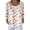 Orange, variant on Womens Plus Size Cardigan Sweaters Fall Open Front Button Long Sleeve Knit Sweater Causal Deep V Neck Loose Cute Animal Printed Knitted Outwear Tops Pink1 XXXL