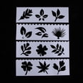 thumbnail image 5 of HOMYL 2x8 Journal Drawing Template Stencils Set Scrapbooking DIY Card Leaf 2 Pcs, 5 of 8