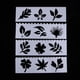 thumbnail image 5 of 8 plantillas de pintura para álbumes de recortes, relieve y estampado. Hoja, 5 of 9