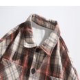 thumbnail image 6 of DDAPJ pyju Big and Tall Button Down Shirts for Men Vintage Casual Plaid Shirt Western Work Shirts Lightweight Gingham Shirt with Pockets Clearance Sale Coffee XXXL, 6 of 9