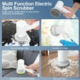 thumbnail image 4 of Electric Spin Scrubber Rechargeable Cordless Cleaning Brush Shower Scrubber for Bathtub Car Tile Floor Kitchen Window Wall, 4 of 8