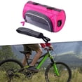 thumbnail image 6 of kesoto Bike Handlebar Bag Large Bike Accessory Bag with Shoulder Strap Storage Pouch Accessories for s Travel Hiking pink, 6 of 8