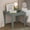 Green, variant on Furinno CLASSIC 1.8" Thick Tabletop 4-leg Square Nightstand Amber Pine