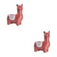 thumbnail image 3 of Advancent Macetas suculentas de cerámica - Maceta de cerámica fácil de mantener para interiores y exteriores Innovadora cabeza torcida roja Cabeza torcida roja 2piezas, 3 of 6