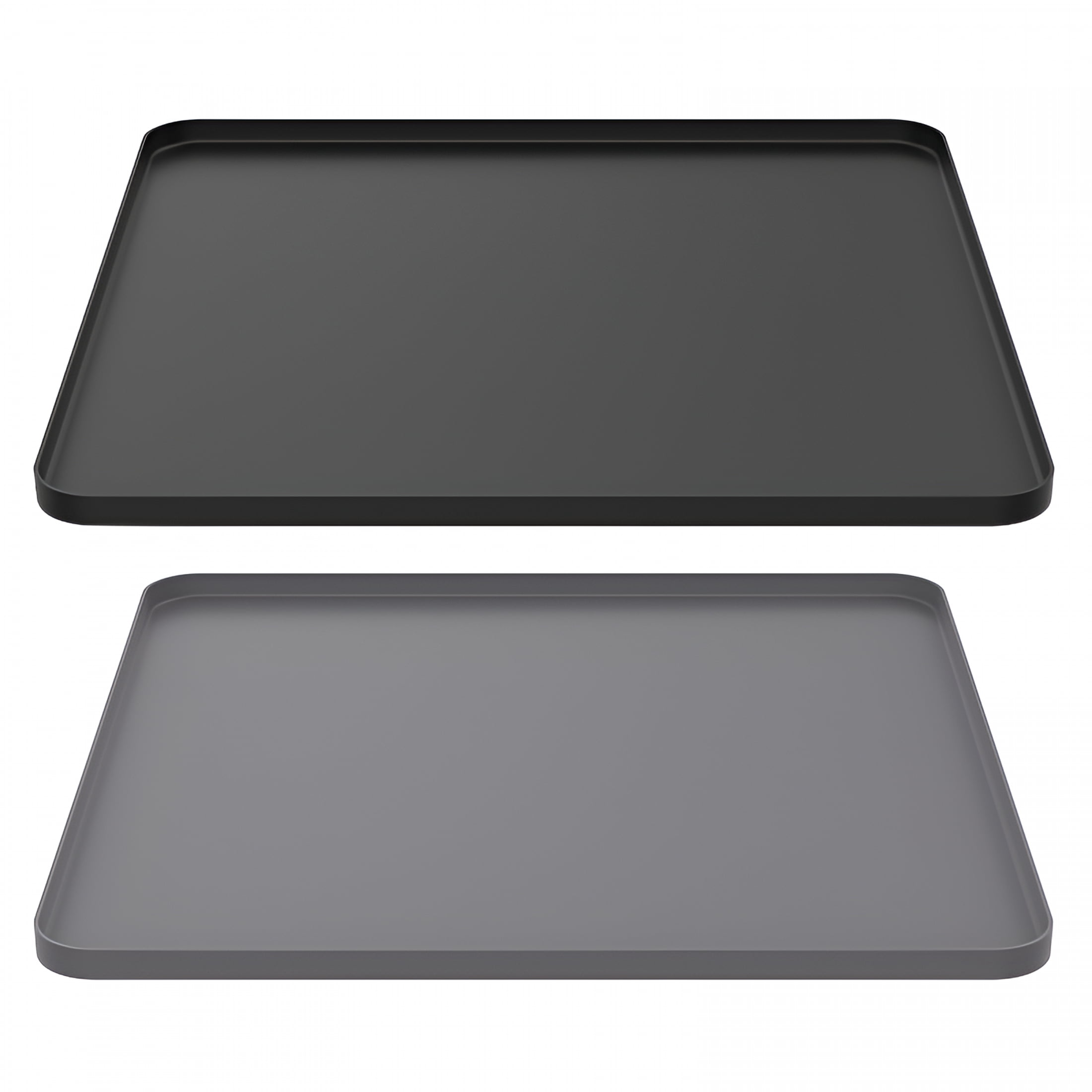 RLESO Waterproof Silicone Under Sink Mat for Kitchen and Bathroom,24 X 20 In,Washer Dryer Countertop with Shelf Organizer Tray Undersink Waterproof Mat