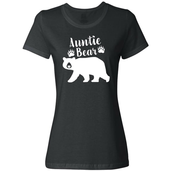 Inktastic Auntie Bear in White Women's T-Shirt