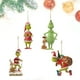 thumbnail image 5 of Colgante de árbol de Navidad Grinch Grinch, decoraciones navideñas Grinch, decoración colgante de Navidad, divertidos colgantes de resina verde para el hogar, fiestas navideñas, 5 of 5