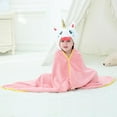 thumbnail image 4 of SYNPOS Unisex Baby Bath Towel Toddler Ultra Soft Animal Hooded Washcloth for Boys Girls, 27.5×47"，0-10 Years, 4 of 6